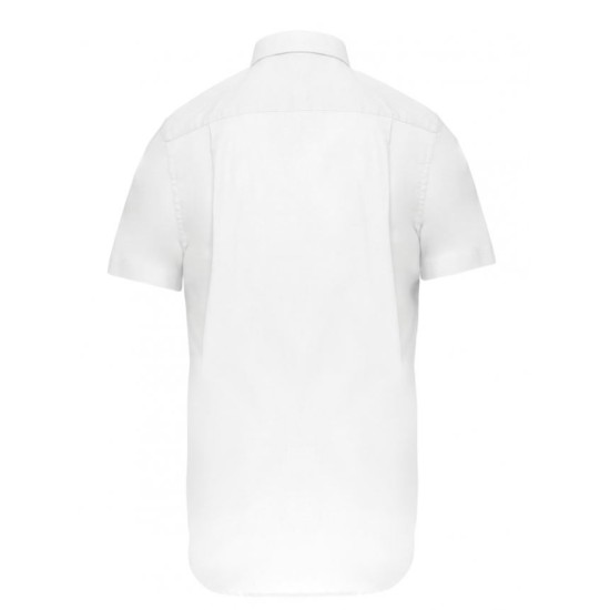 Camasa Oxford maneca scurta, 135g/m2 Kariban 535, Alb