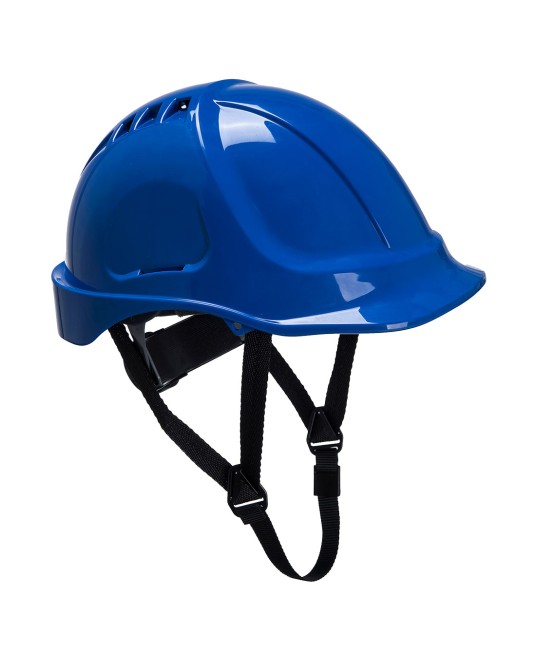 Casca protectie usoara, sistem de reglare cu rotita, albastru regal