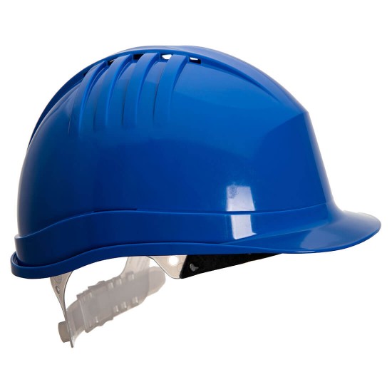 Casca de protectie cu ventilatie, Albastru