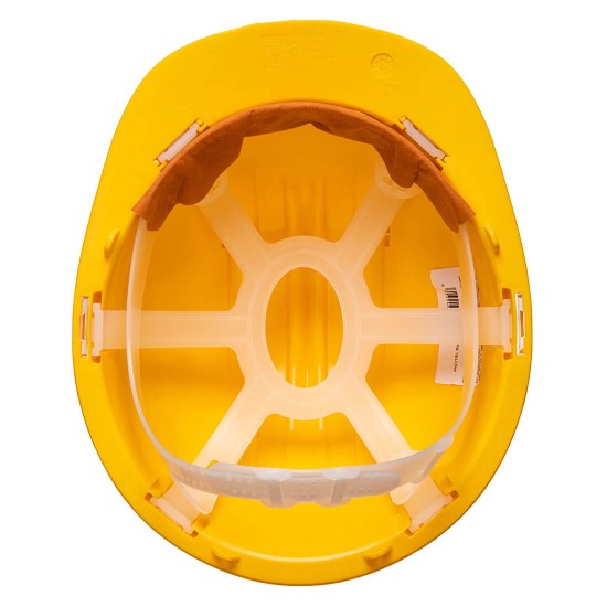 Casca de protectie dielectrica, cu scurgere pentru ploaie, Galben Casca de protectie dielectrica, cu scurgere pentru ploaie, Galben