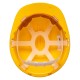Casca de protectie dielectrica, cu scurgere pentru ploaie, Galben Casca de protectie dielectrica, cu scurgere pentru ploaie, Galben