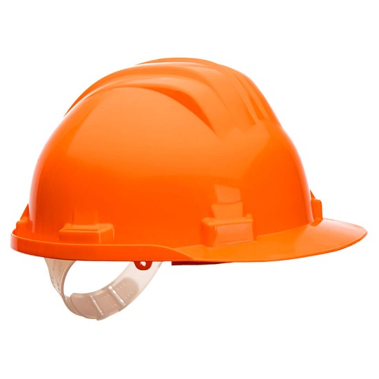 Casca de protectie dielectrica, cu scurgere pentru ploaie, Portocaliu Casca de protectie dielectrica, cu scurgere pentru ploaie, Portocaliu