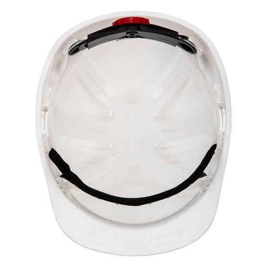 Casca de protectie ventilata, reglare cu rotor, Alb Casca de protectie ventilata, reglare cu rotor, Alb
