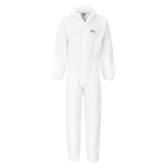 Combinezon antistatic ignifug protectie chimica, 50 buc, alb Combinezon antistatic ignifug protectie chimica, 50 buc, alb