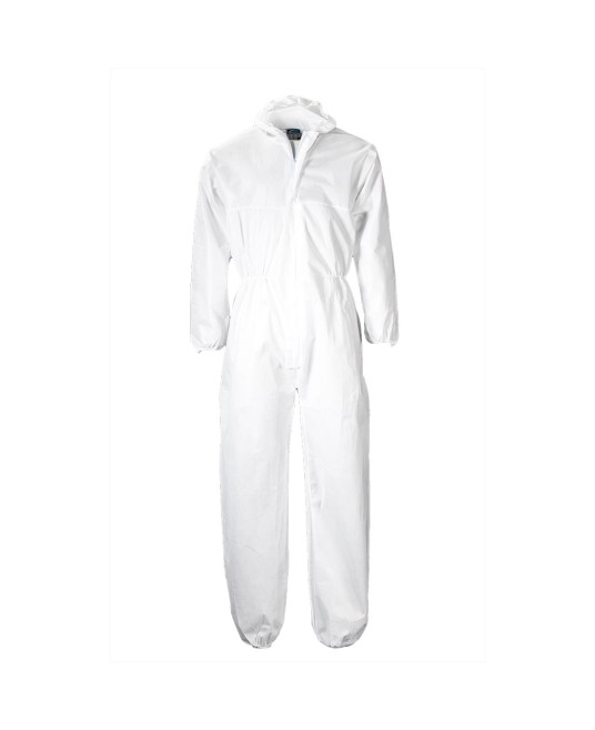 Combinezon unica folosinta praf, 120 buc/set alb, 40g/m2