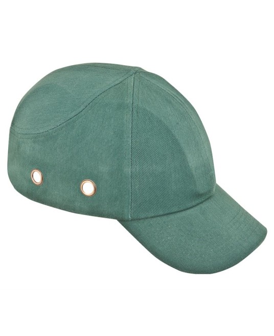 Sapca BRUNO cu calota de protectie din ABS, verde