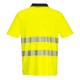 Tricou polo HiVis premium slimfit, galben neon Tricou polo HiVis premium slimfit, galben neon
