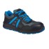 Pantofi de protectie sport, bombeu compozit si lamela, S1P Mersey Albastru-negru