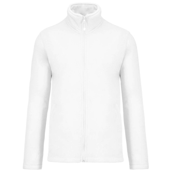 Jacheta fleece barbati, Kariban 300g/m2, Alb Jacheta fleece barbati, Kariban 300g/m2, Alb