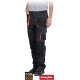 Pantaloni de lucru tercot For Eco 260g/m2, negru si portocaliu Pantaloni de lucru tercot For Eco 260g/m2, negru si portocaliu