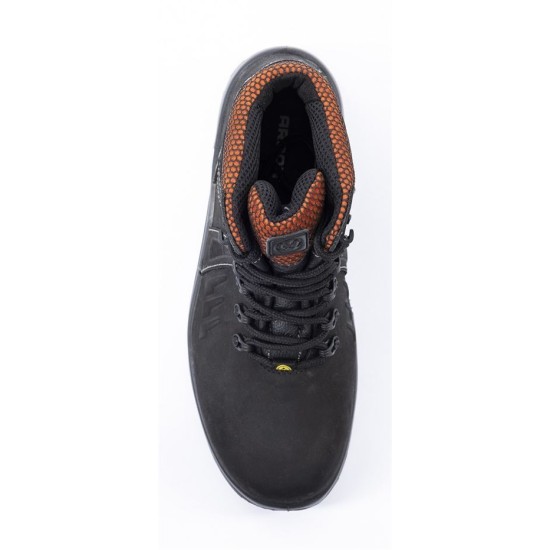 Bocanci de piele nubuk S3 ESD, bombeu compozit, lamela Kevlar Bocanci de piele nubuk S3 ESD, bombeu compozit, lamela Kevlar