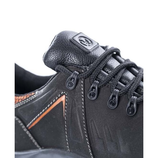 Pantofi de piele nubuk S3 ESD, bombeu compozit, lamela Kevlar