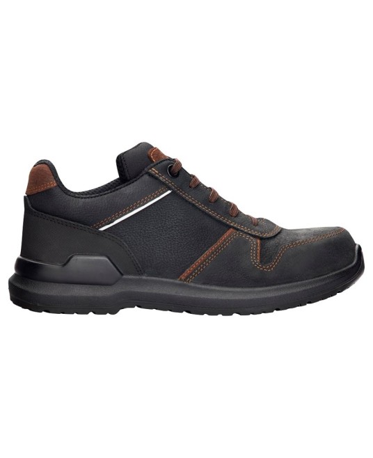 Pantofi de lucru fara bombeu Masterlow O2 SRC Maro-Negru