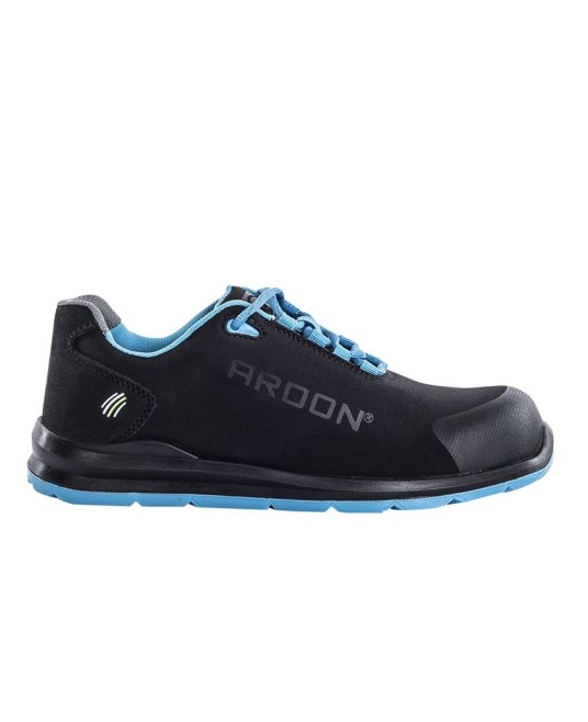 Pantofi de protectie softshell S1P negru-albastru
