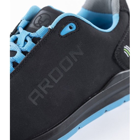 Pantofi de protectie softshell S1P negru-albastru Pantofi de protectie softshell S1P negru-albastru