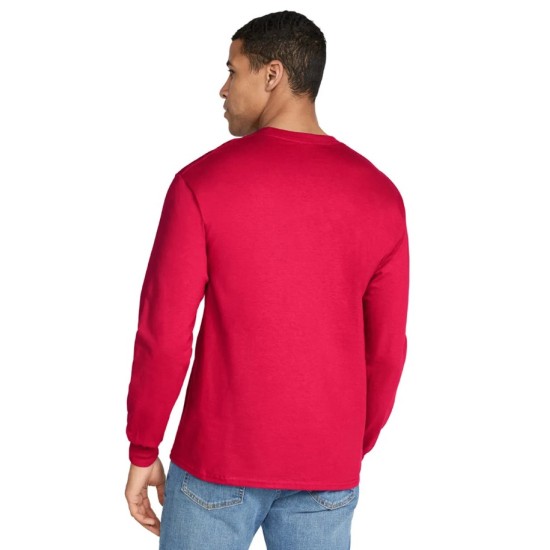 Bluza groasa cu maneca lunga, 203g/m2 rosu