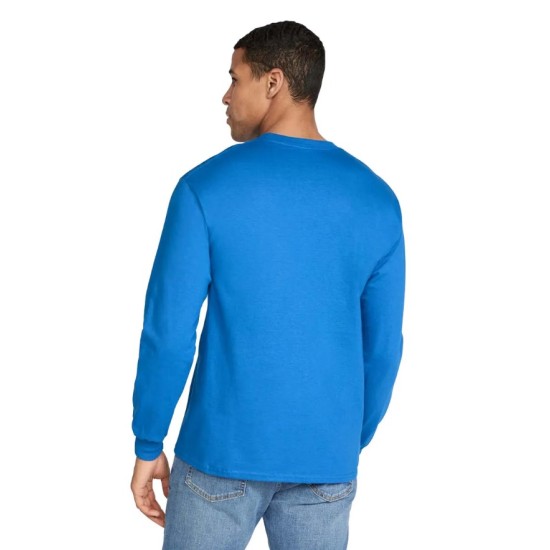 Bluza groasa cu maneca lunga, 203g/m2 albastru regal