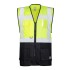 Vesta reflectorizanta SIGNAL cu plasa in partea superioara, galben