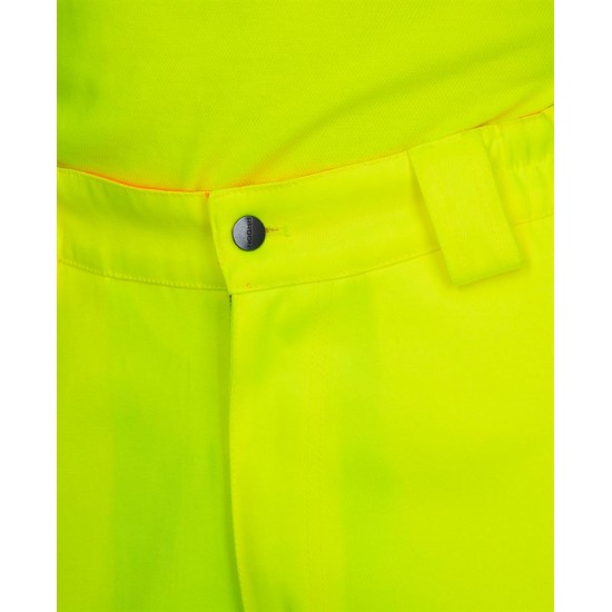 Pantaloni scurti HiVis tercot 290 g/mp, galben cu portocaliu Pantaloni scurti HiVis tercot 290 g/mp, galben cu portocaliu