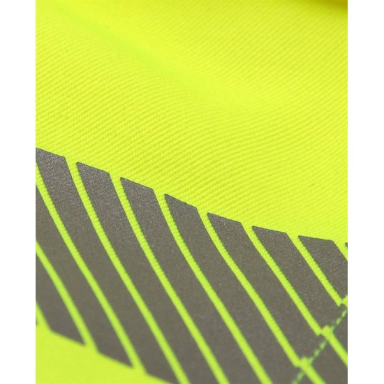 Pantaloni scurti HiVis tercot 290 g/mp, galben cu portocaliu Pantaloni scurti HiVis tercot 290 g/mp, galben cu portocaliu