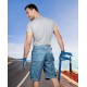 Pantaloni scurti de lucru, calitate excelenta, tercot 200g/m2, Summer gri deschis Pantaloni scurti de lucru, calitate excelenta, tercot 200g/m2, Summer gri deschis