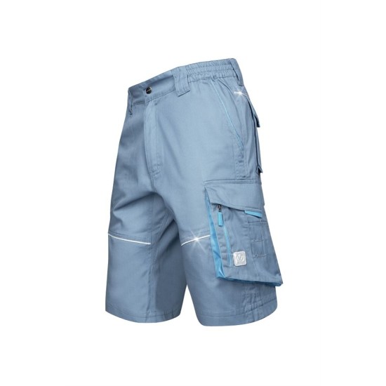 Pantaloni scurti de lucru, calitate excelenta, tercot 200g/m2, Summer gri deschis