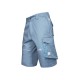 Pantaloni scurti de lucru, calitate excelenta, tercot 200g/m2, Summer gri deschis