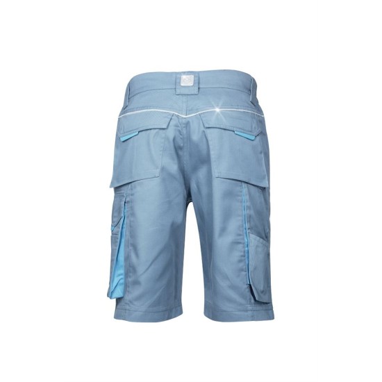 Pantaloni scurti de lucru, calitate excelenta, tercot 200g/m2, Summer gri deschis Pantaloni scurti de lucru, calitate excelenta, tercot 200g/m2, Summer gri deschis