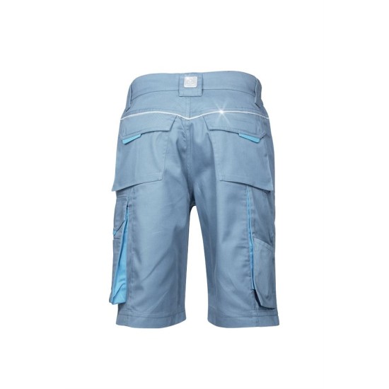 Pantaloni scurti de lucru, calitate excelenta, tercot 200g/m2, Summer gri deschis