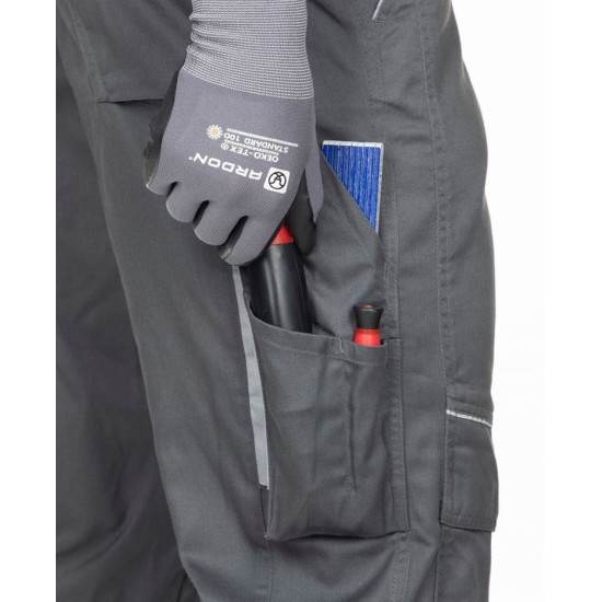 Pantaloni de lucru vara calitate excelenta, tercot 200g/m2, Summer, Gri-inchis Pantaloni de lucru vara calitate excelenta, tercot 200g/m2, Summer, Gri-inchis