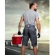 Pantaloni scurti de lucru, calitate excelenta, tercot 200g/m2, Summer gri inchis Pantaloni scurti de lucru, calitate excelenta, tercot 200g/m2, Summer gri inchis
