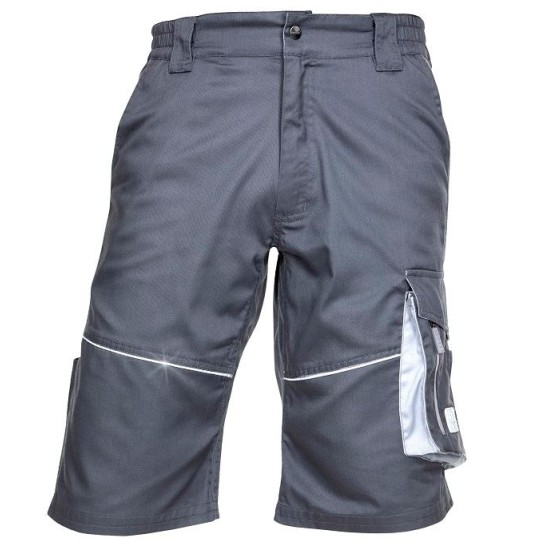 Pantaloni scurti de lucru, calitate excelenta, tercot 200g/m2, Summer gri inchis Pantaloni scurti de lucru, calitate excelenta, tercot 200g/m2, Summer gri inchis