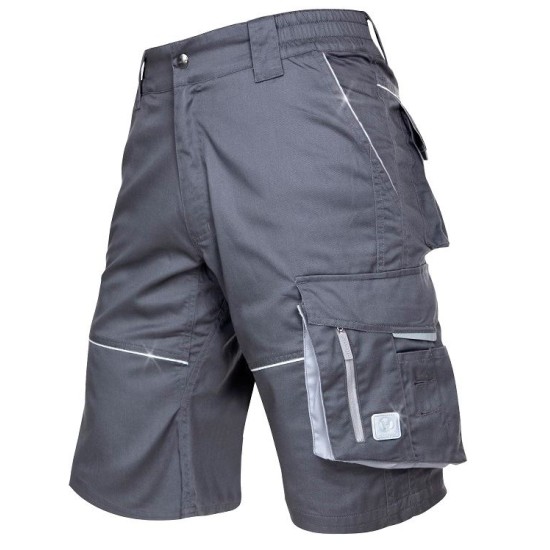 Pantaloni scurti de lucru, calitate excelenta, tercot 200g/m2, Summer gri inchis Pantaloni scurti de lucru, calitate excelenta, tercot 200g/m2, Summer gri inchis