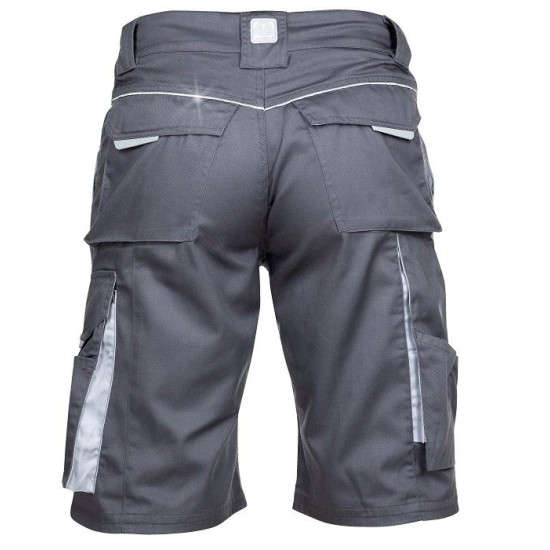 Pantaloni scurti de lucru, calitate excelenta, tercot 200g/m2, Summer gri inchis