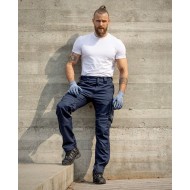 Pantaloni de lucru vara calitate excelenta, tercot 200g/m2, bleumarin