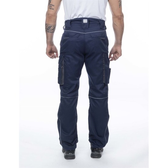 Pantaloni de lucru vara calitate excelenta, tercot 200g/m2, bleumarin
