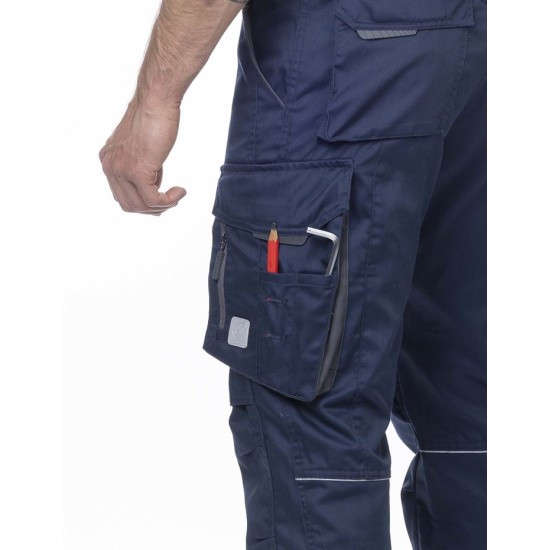 Pantaloni de lucru vara calitate excelenta, tercot 200g/m2, bleumarin