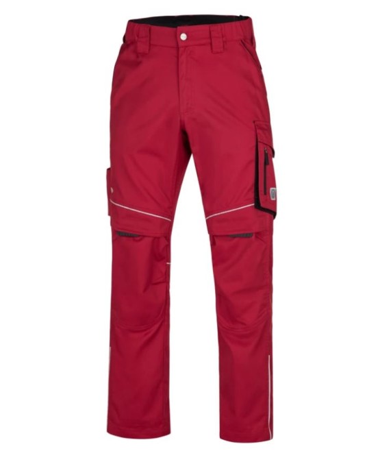 Pantaloni de lucru vara calitate excelenta, tercot 200g/m2, Summer, Rosu