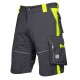 Pantaloni scurti premium  HiVis, tercot kanvas 270 g/mp, Negru si galben