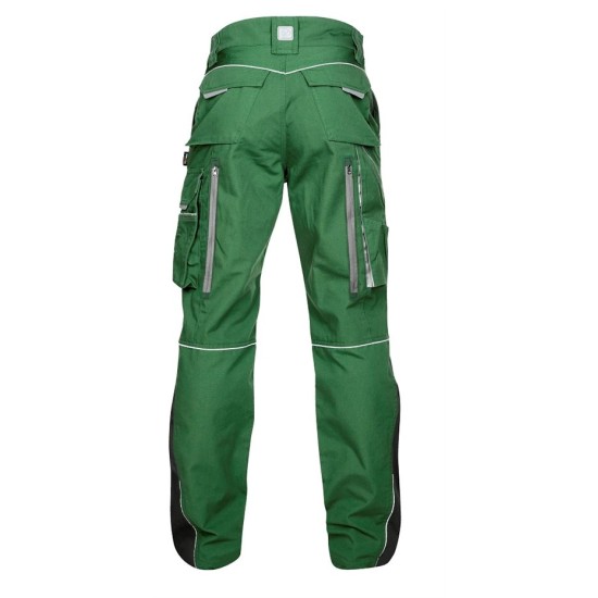 Pantaloni de lucru stretch, Urban Plus, tercot 270 g/mp, verde