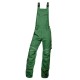 Salopeta cu pieptar premium, Urban Plus stretch, tercot 270 g/mp, verde Salopeta cu pieptar premium, Urban Plus stretch, tercot 270 g/mp, verde