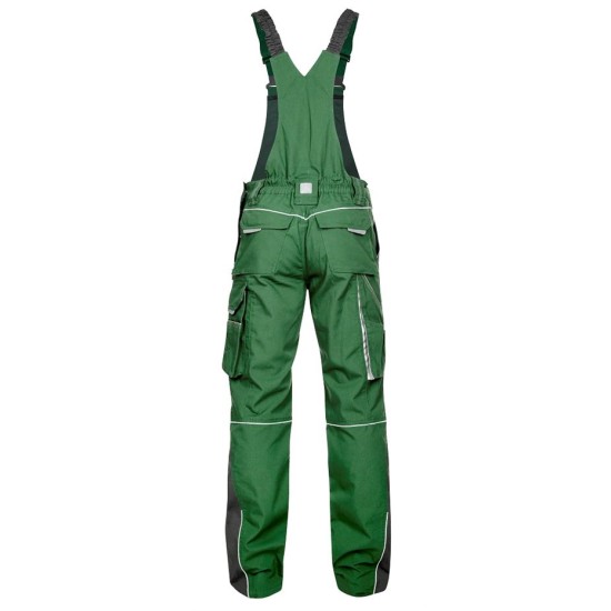 Salopeta cu pieptar premium, Urban Plus stretch, tercot 270 g/mp, verde Salopeta cu pieptar premium, Urban Plus stretch, tercot 270 g/mp, verde