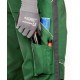 Salopeta cu pieptar premium, Urban Plus stretch, tercot 270 g/mp, verde Salopeta cu pieptar premium, Urban Plus stretch, tercot 270 g/mp, verde