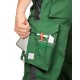 Salopeta cu pieptar premium, Urban Plus stretch, tercot 270 g/mp, verde Salopeta cu pieptar premium, Urban Plus stretch, tercot 270 g/mp, verde