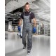 Salopeta cu pieptar premium, Urban Plus tercot 270 g/mp, gri Salopeta cu pieptar premium, Urban Plus tercot 270 g/mp, gri