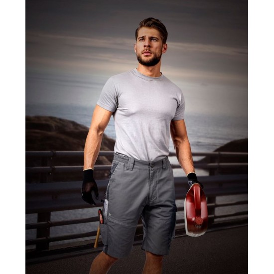 Pantaloni scurti stretch, Urban Plus, tercot, 270g/mp, gri Pantaloni scurti stretch, Urban Plus, tercot, 270g/mp, gri