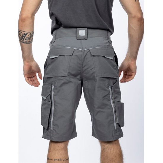 Pantaloni scurti stretch, Urban Plus, tercot, 270g/mp, gri Pantaloni scurti stretch, Urban Plus, tercot, 270g/mp, gri