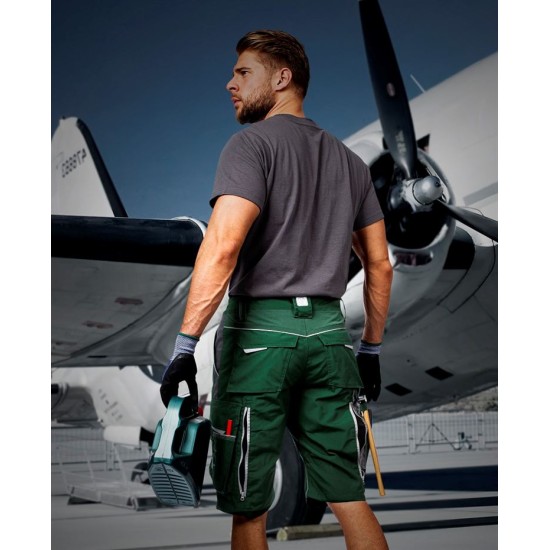 Pantaloni scurti stretch, Urban Plus, tercot, 270g/mp, verde Pantaloni scurti stretch, Urban Plus, tercot, 270g/mp, verde