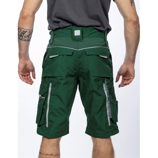 Pantaloni scurti stretch, Urban Plus, tercot, 270g/mp, verde