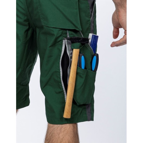 Pantaloni scurti stretch, Urban Plus, tercot, 270g/mp, verde Pantaloni scurti stretch, Urban Plus, tercot, 270g/mp, verde